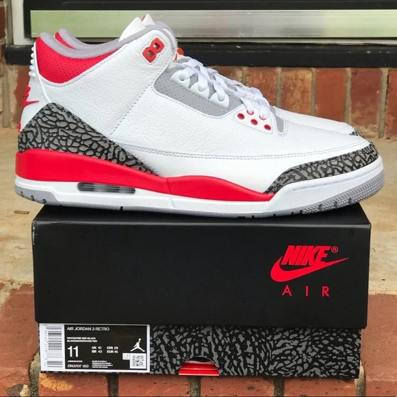 Air Jordan Retro 3 Fire Red OG (2022) Size 11 - Picture 1 of 6